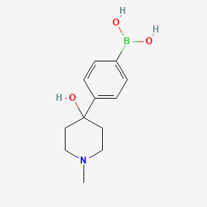 4-(4-Hydroxy-1-methylpiperidin-4-yl)phenylboronic acid