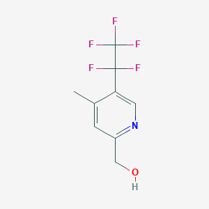 (4-Methyl-5-pentafluoroethyl-pyridin-2-yl)-methanol