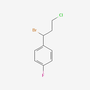 1-(1-Bromo-3-chloropropyl)-4-fluorobenzene