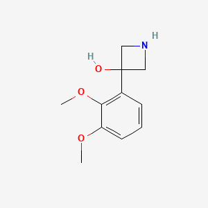 3-(2,3-Dimethoxyphenyl)azetidin-3-ol