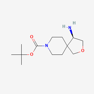 tert-Butyl (R)-4-amino-2-oxa-8-azaspiro[4.5]decane-8-carboxylate