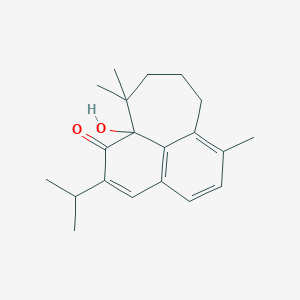 1-Hydroxy-8,13,13-trimethyl-3-propan-2-yltricyclo[7.4.1.05,14]tetradeca-3,5(14),6,8-tetraen-2-one