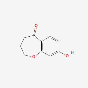 8-Hydroxy-3,4-dihydrobenzo[b]oxepin-5(2H)-one