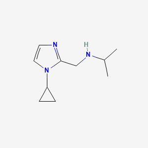 N-((1-cyclopropyl-1H-imidazol-2-yl)methyl)propan-2-amine