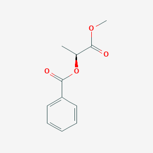 molecular formula C11H12O4 B11753174 methyl (2S)-2-(benzoyloxy)propanoate 