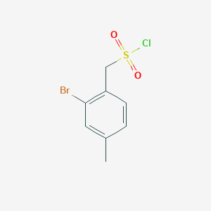 (2-Bromo-4-methylphenyl)methanesulfonyl chloride