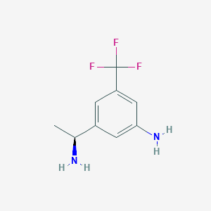 (S)-3-(1-Aminoethyl)-5-(trifluoromethyl)aniline