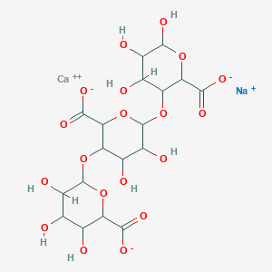 molecular formula C25H20N3NaO6S B1175322 Alginic acid calcium sodium salt CAS No. 12698-40-7