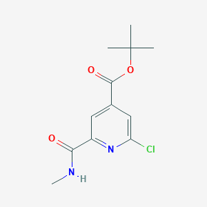 tert-Butyl 2-chloro-6-(methylcarbamoyl)isonicotinate