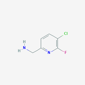 (5-Chloro-6-fluoropyridin-2-YL)methanamine