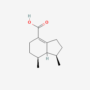 (1R,7S)-Dimethyl-2,3,5,6,7,7a-hexahydro-1H-indene-4-carboxylic acid