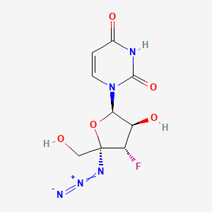 1-[(2R,3R,4S,5R)-5-azido-4-fluoro-3-hydroxy-5-(hydroxymethyl)oxolan-2-yl]-1,2,3,4-tetrahydropyrimidine-2,4-dione