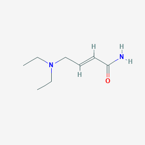 molecular formula C8H16N2O B11753303 (E)-4-(Diethylamino)but-2-enamide 