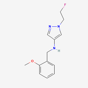 1-(2-fluoroethyl)-N-(2-methoxybenzyl)-1H-pyrazol-4-amine