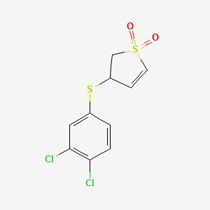 3-((3,4-Dichlorophenyl)thio)-2,3-dihydrothiophene 1,1-dioxide