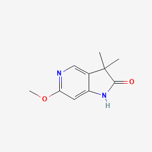 6-Methoxy-3,3-dimethyl-1H-pyrrolo[3,2-c]pyridin-2(3H)-one