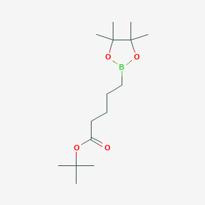 tert-Butyl 5-(tetramethyl-1,3,2-dioxaborolan-2-yl)pentanoate