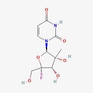 1-[(2R,3R,4S,5S)-5-fluoro-3,4-dihydroxy-5-(hydroxymethyl)-3-methyloxolan-2-yl]-1,2,3,4-tetrahydropyrimidine-2,4-dione