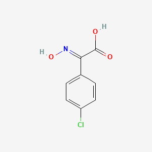 (2Z)-2-(4-chlorophenyl)-2-(N-hydroxyimino)acetic acid