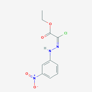 ethyl (2E)-2-chloro-2-[(3-nitrophenyl)hydrazinylidene]acetate