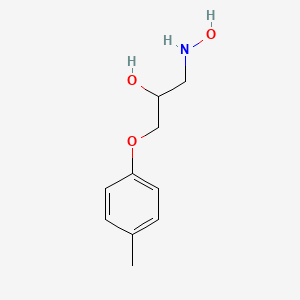 1-(Hydroxyamino)-3-(4-methylphenoxy)propan-2-ol