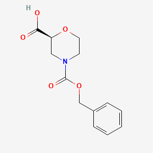 (2S)-4-[(Benzyloxy)carbonyl]morpholine-2-carboxylic acid