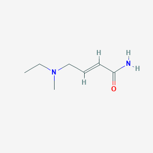 (E)-4-(Ethyl(methyl)amino)but-2-enamide