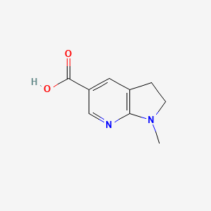 1-Methyl-2,3-dihydro-1H-pyrrolo[2,3-b]pyridine-5-carboxylic acid