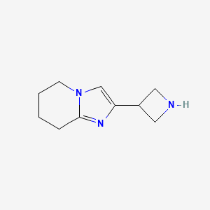 molecular formula C10H15N3 B11753479 2-(Azetidin-3-yl)-5,6,7,8-tetrahydroimidazo[1,2-a]pyridine 