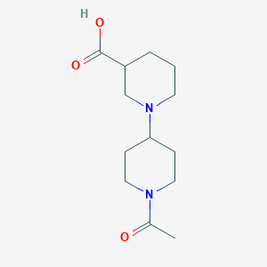 1'-Acetyl-[1,4'-bipiperidine]-3-carboxylic acid