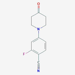 2-Fluoro-4-(4-oxopiperidin-1-yl)benzonitrile