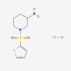 1-(Thiophen-2-ylsulfonyl)piperidin-3-amine hydrochloride