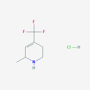 6-methyl-4-(trifluoromethyl)-1,2,3,6-tetrahydropyridine Hydrochloride