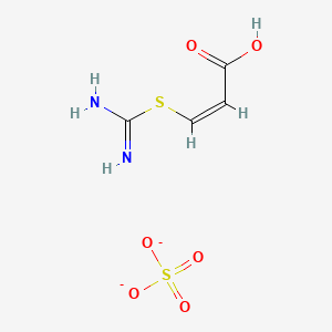 (2Z)-3-(carbamimidoylsulfanyl)prop-2-enoic acid sulfate