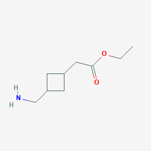 Ethyl 2-(3-(aminomethyl)cyclobutyl)acetate