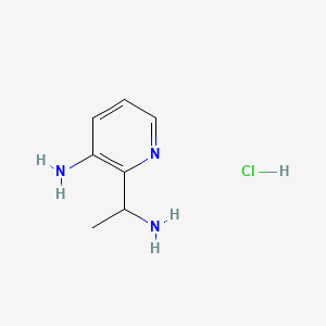 2-(1-Aminoethyl)pyridin-3-amine hydrochloride