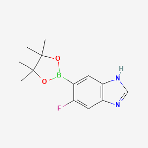 5-Fluoro-6-(tetramethyl-1,3,2-dioxaborolan-2-yl)-3H-1,3-benzodiazole