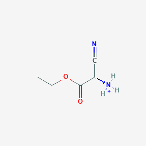 [(S)-cyano-ethoxycarbonyl-methyl]azanium