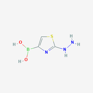 (2-Hydrazinylthiazol-4-yl)boronic acid