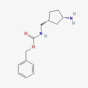 Benzyl (((1R,3S)-3-aminocyclopentyl)methyl)carbamate