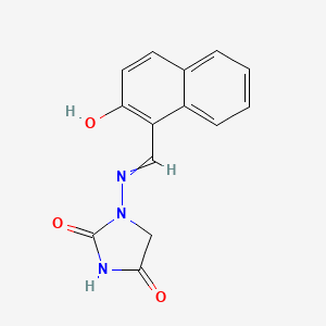 1-{[(2-Hydroxynaphthalen-1-yl)methylidene]amino}imidazolidine-2,4-dione