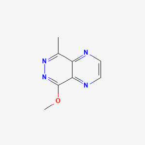 molecular formula C8H8N4O B1175368 5-Methoxy-8-methylpyrazino[2,3-d]pyridazine 