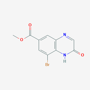 Methyl 8-bromo-2-oxo-1,2-dihydroquinoxaline-6-carboxylate