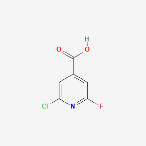 2-Chloro-6-fluoroisonicotinic acid