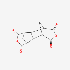 molecular formula C12H10O6 B11753750 5,11-Dioxatetracyclo[7.3.1.13,7.02,8]tetradecane-4,6,10,12-tetrone 