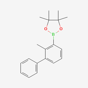 4,4,5,5-Tetramethyl-2-(2-methyl-[1,1'-biphenyl]-3-yl)-1,3,2-dioxaborolane