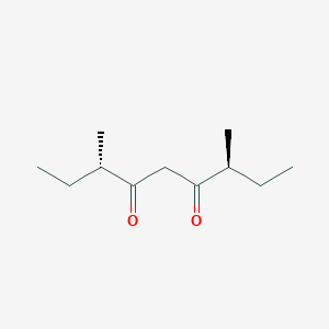 molecular formula C11H20O2 B11753792 (3S,7S)-3,7-Dimethylnonane-4,6-dione 