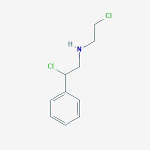 2-chloro-N-(2-chloroethyl)-2-phenylethanamine