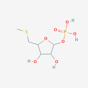 ({3,4-Dihydroxy-5-[(methylsulfanyl)methyl]oxolan-2-yl}oxy)phosphonic acid