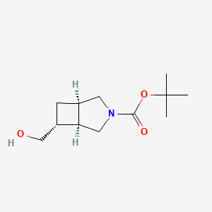 tert-Butyl (1R,5R,6R)-6-(hydroxymethyl)-3-azabicyclo[3.2.0]heptane-3-carboxylate